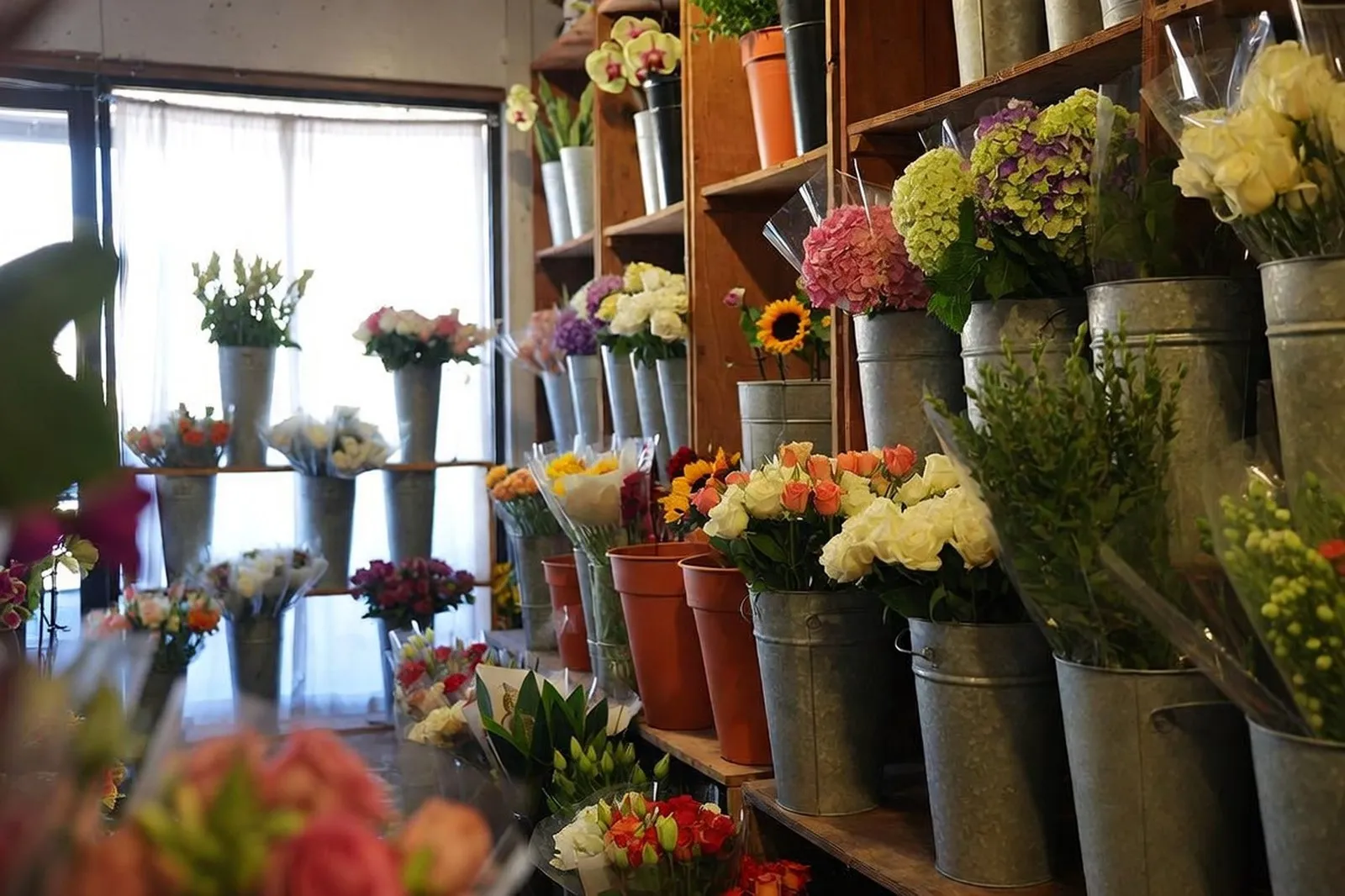 Leon Flowers shop interior, Doral, FL